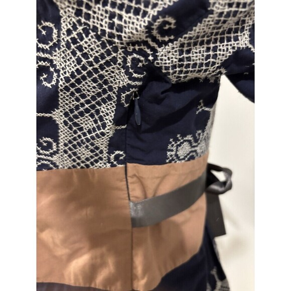 ODD MOLLY Blue 4 Continents 3/4 Sleeve Embroidered Scandinavian Dress Tunic SM - Picture 9 of 10